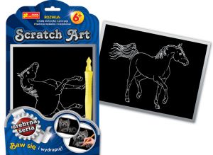 Wydrapywanka scratch art - koń
