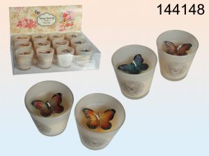 Świeczka Vintage motylek