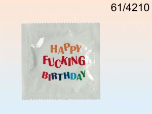 Prezerwatywa Happy Fucking Birthday