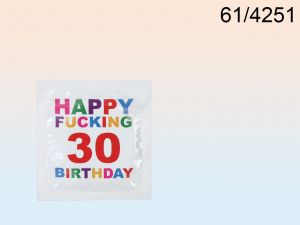 Prezerwatywa Happy Fucking 30 Birthday