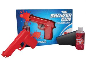 Dozownik mydła - prysznicowy pistolet z futerałem