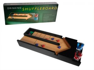 Shuffleboard z kieliszkami