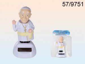 Figurka solarna papież Franciszek
